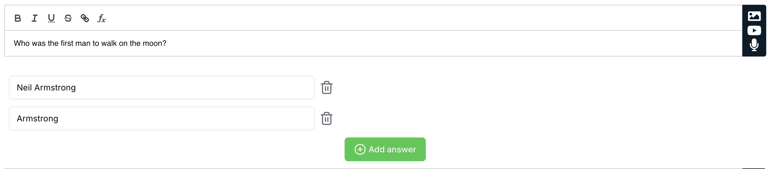 Help Answer Short Answer - QuizWhizzer Help Center